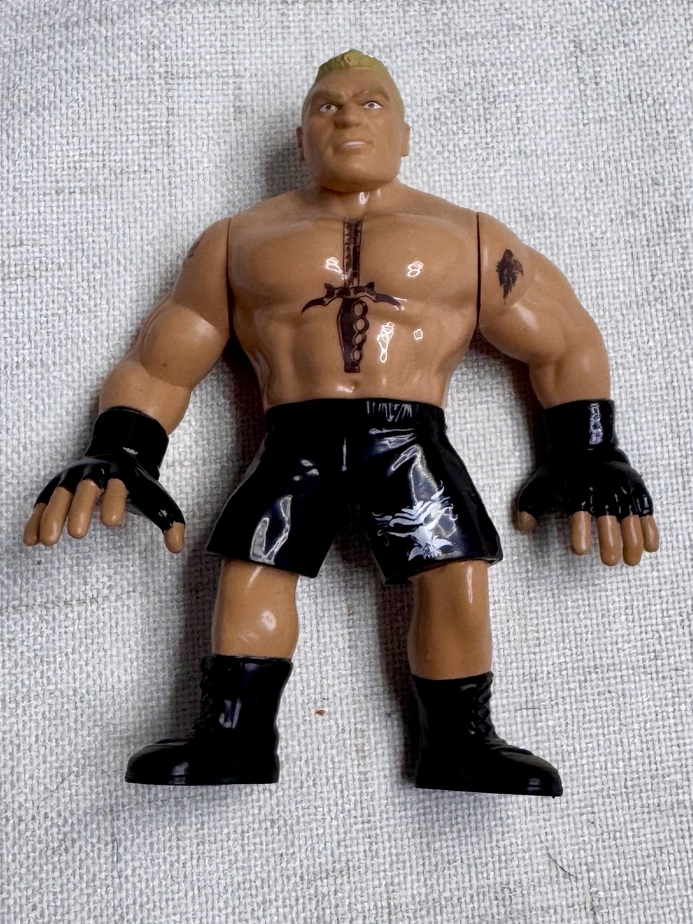 2016 WWE Mattel Retro Series 1 Brock Lesnar with F5 Action! [Exclusive]